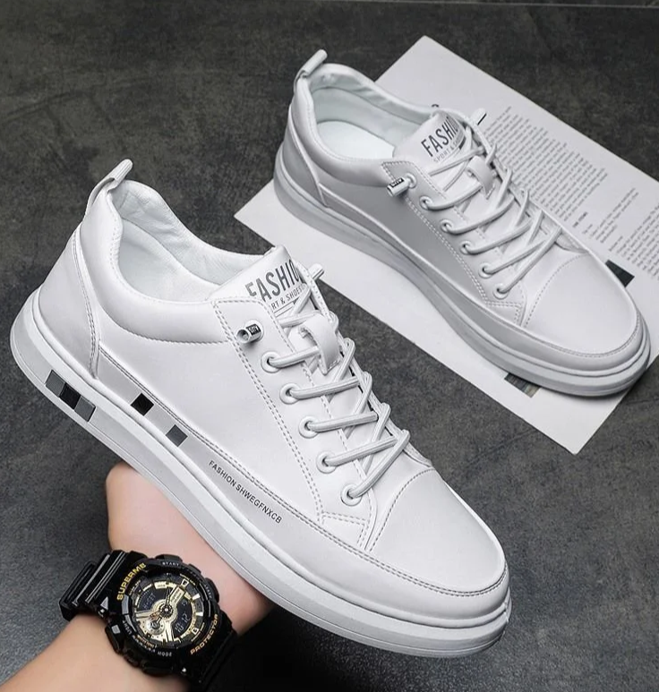 Premium leather Flow sneakers